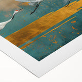 Rolled canvas showcasing vibrant African tribal wall art, featuring intricate patterns and rich colors, securely packaged in a protective cardboard tube.