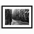 Extra large abstract art print featuring vibrant, colorful textures on a framed black canvas, ideal for living room decor.