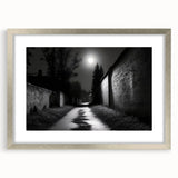 Textured abstract art print in neutral tones on a framed canvas, suitable for bedroom decor.