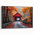 Black and white landscape art painting on framed canvas, featuring a vintage poster style, ideal for bedroom wall decor.