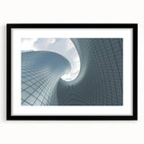 Extra large textured abstract art print on canvas, featuring vibrant multicolored swirls, ideal for living room decor.