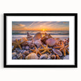 Extra large abstract art print featuring a textured mix of vibrant colors on a canvas, ideal for living room decor.