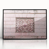 Large abstract wall art in mid-century modernist style.