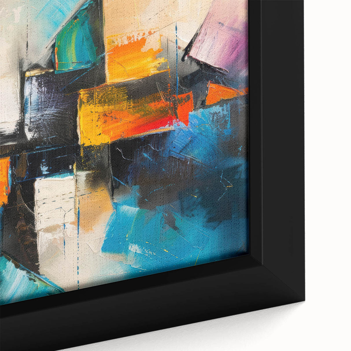 Bold Abstract Wall Art – High-Contrast Geometric Canvas Prints