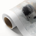 Earthen Harmony Abstracts - Textured Black & Beige Abstract Wall Art
