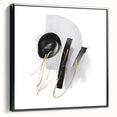 Abstract Geometric Framed Wall Art – Minimalist Urban Chic Design