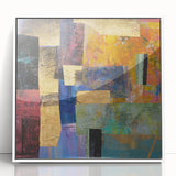 Colorfield Gold – Neutral Abstract Prints from Earthen Harmony Series