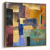 Colorfield Gold – Neutral Abstract Prints from Earthen Harmony Series