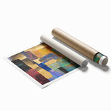 Colorfield Gold – Neutral Abstract Prints from Earthen Harmony Series