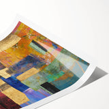 Colorfield Gold – Neutral Abstract Prints from Earthen Harmony Series