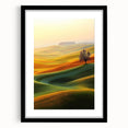 Golden Hills & Solitary Tree – Tranquil Landscape Art Prints