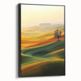 Golden Hills & Solitary Tree – Tranquil Landscape Art Prints