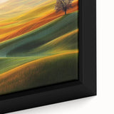 Golden Hills & Solitary Tree – Tranquil Landscape Art Prints