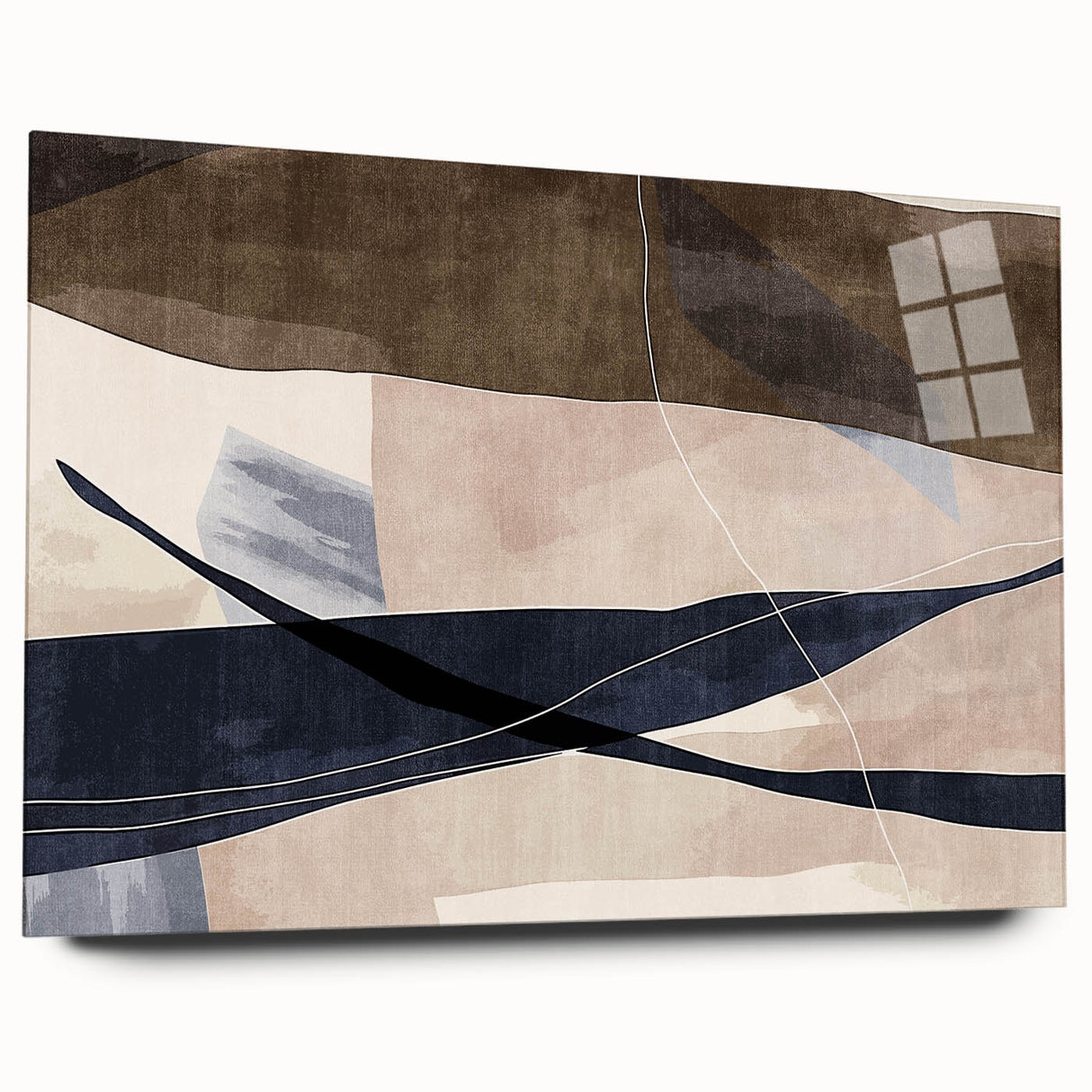 Earthen Harmony Abstracts – Neutral Modern Abstract Wall Art