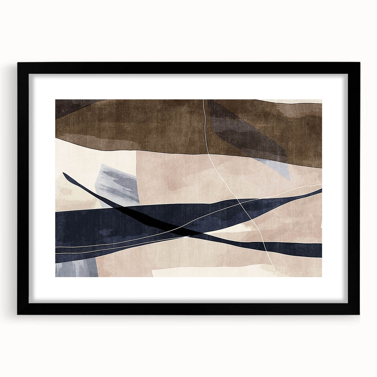 Earthen Harmony Abstracts – Neutral Modern Abstract Wall Art