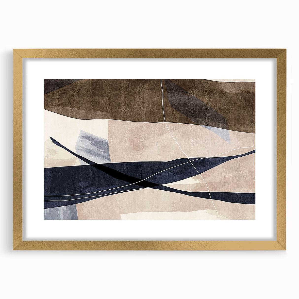 Earthen Harmony Abstracts – Neutral Modern Abstract Wall Art