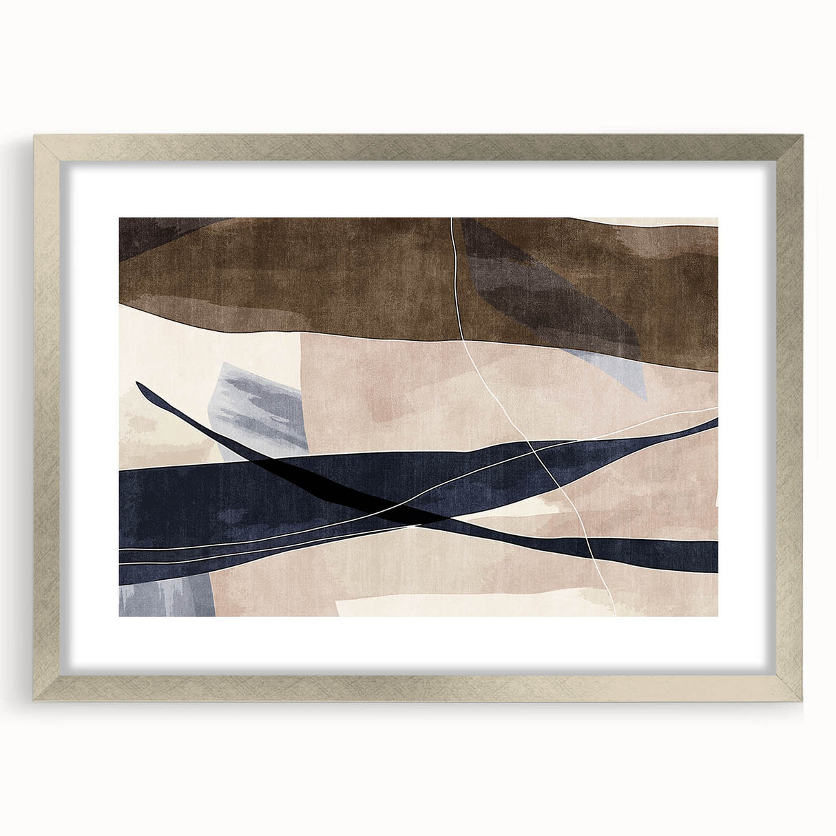 Earthen Harmony Abstracts – Neutral Modern Abstract Wall Art