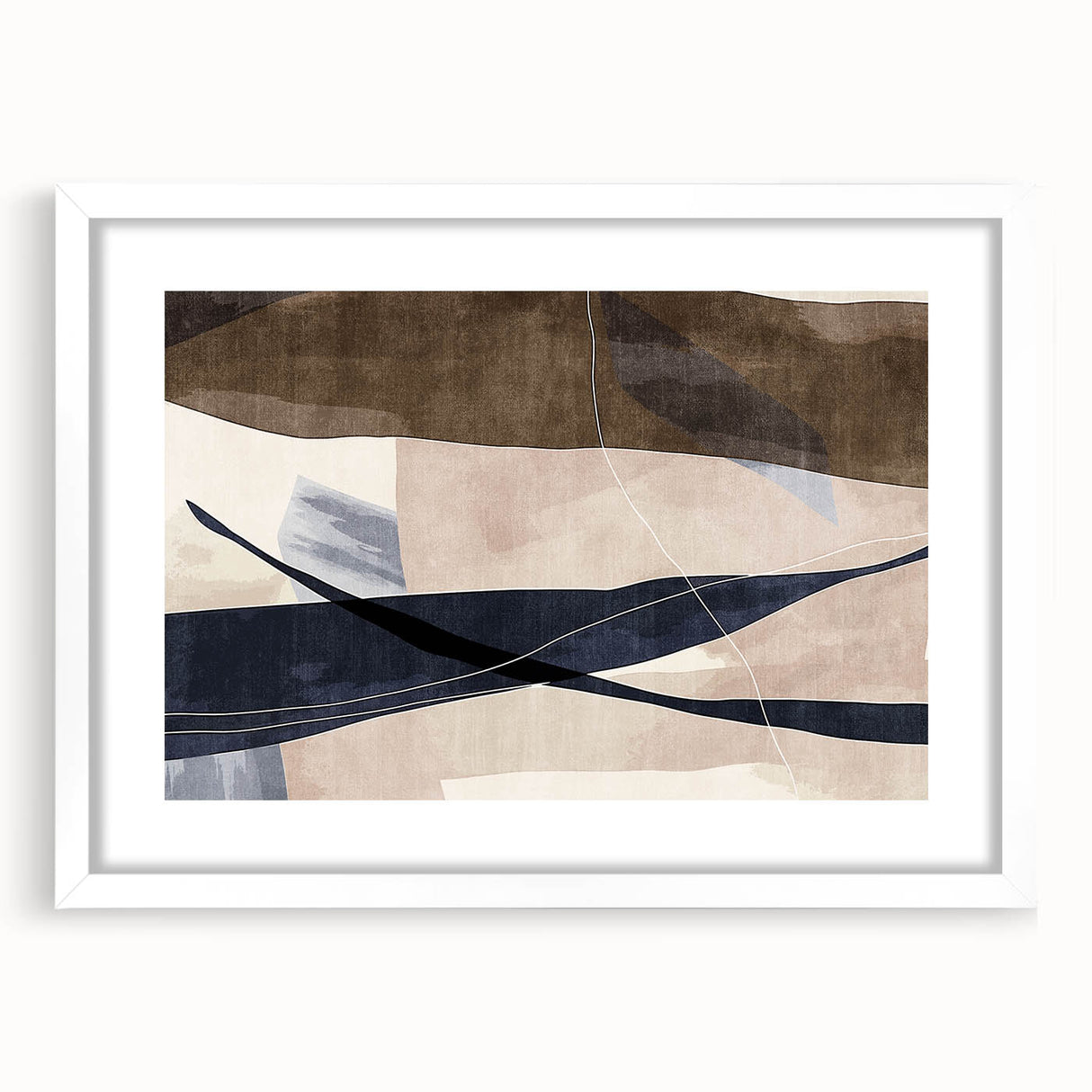 Earthen Harmony Abstracts – Neutral Modern Abstract Wall Art