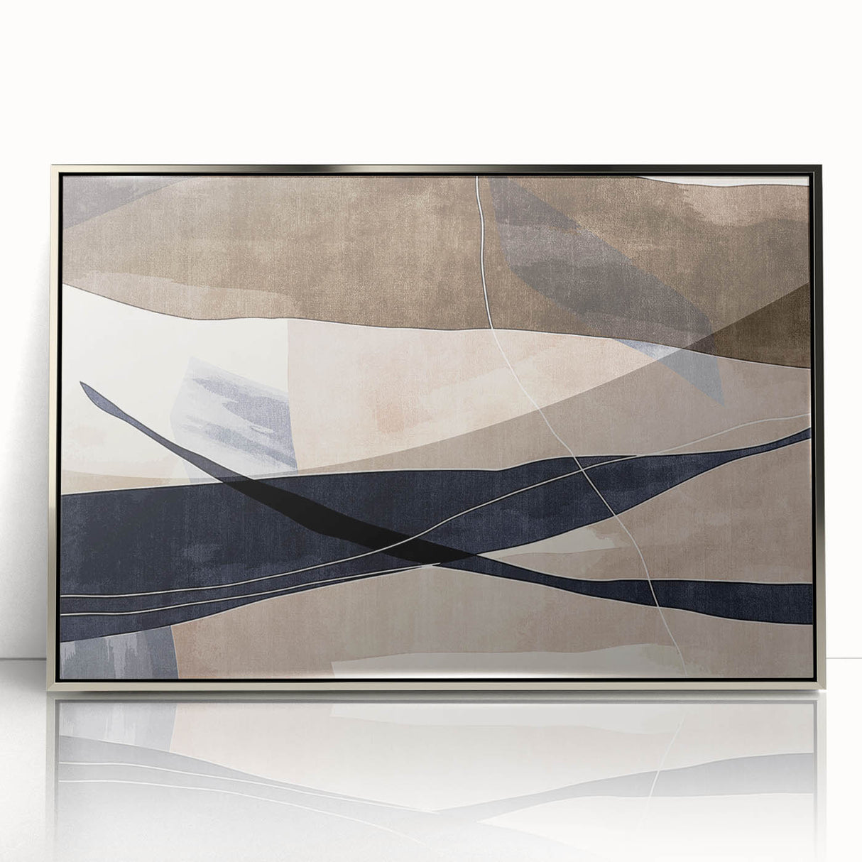 Earthen Harmony Abstracts – Neutral Modern Abstract Wall Art