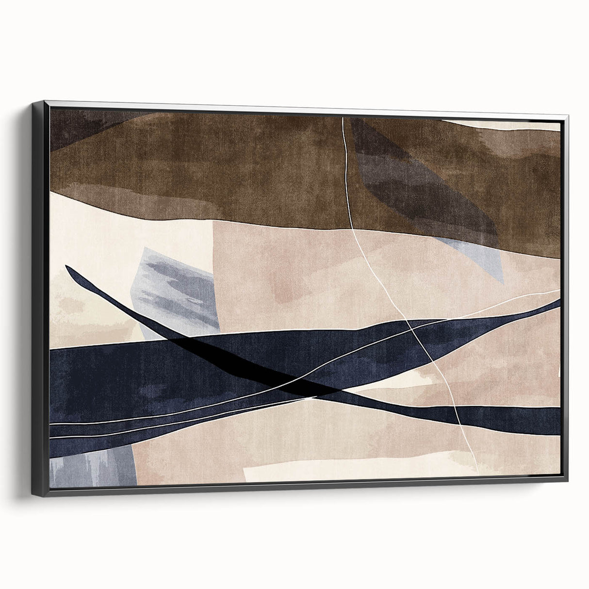 Earthen Harmony Abstracts – Neutral Modern Abstract Wall Art