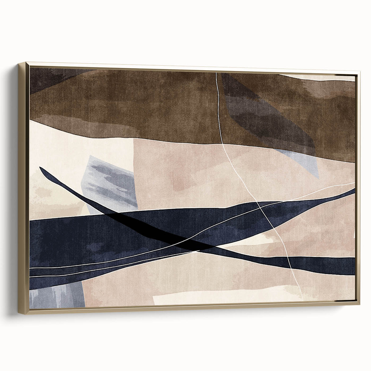 Earthen Harmony Abstracts – Neutral Modern Abstract Wall Art