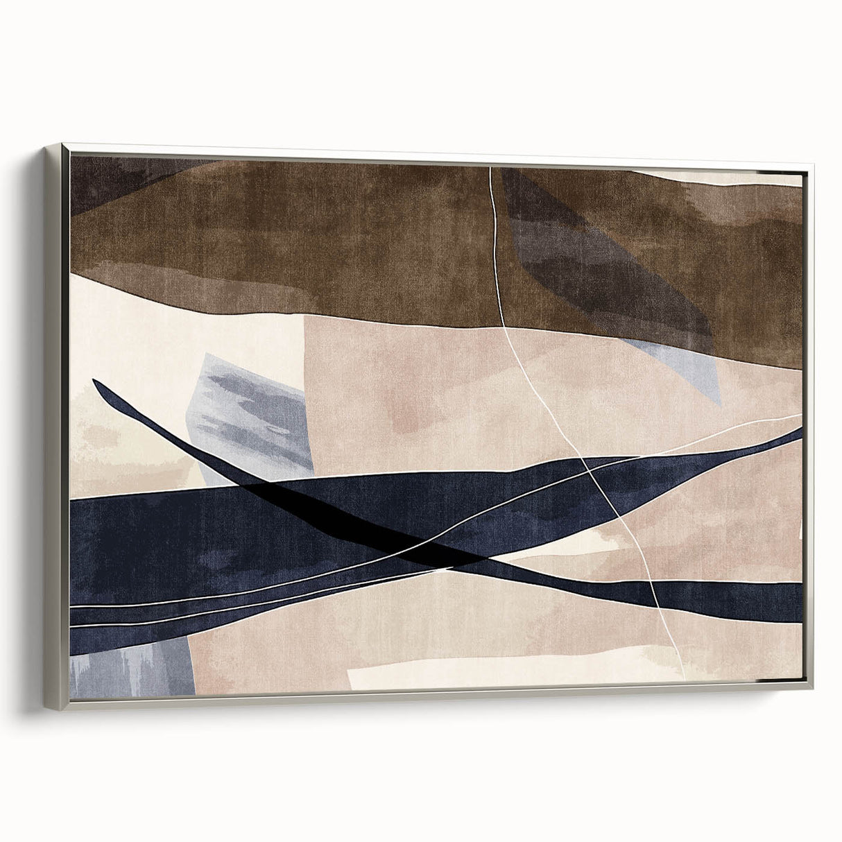 Earthen Harmony Abstracts – Neutral Modern Abstract Wall Art