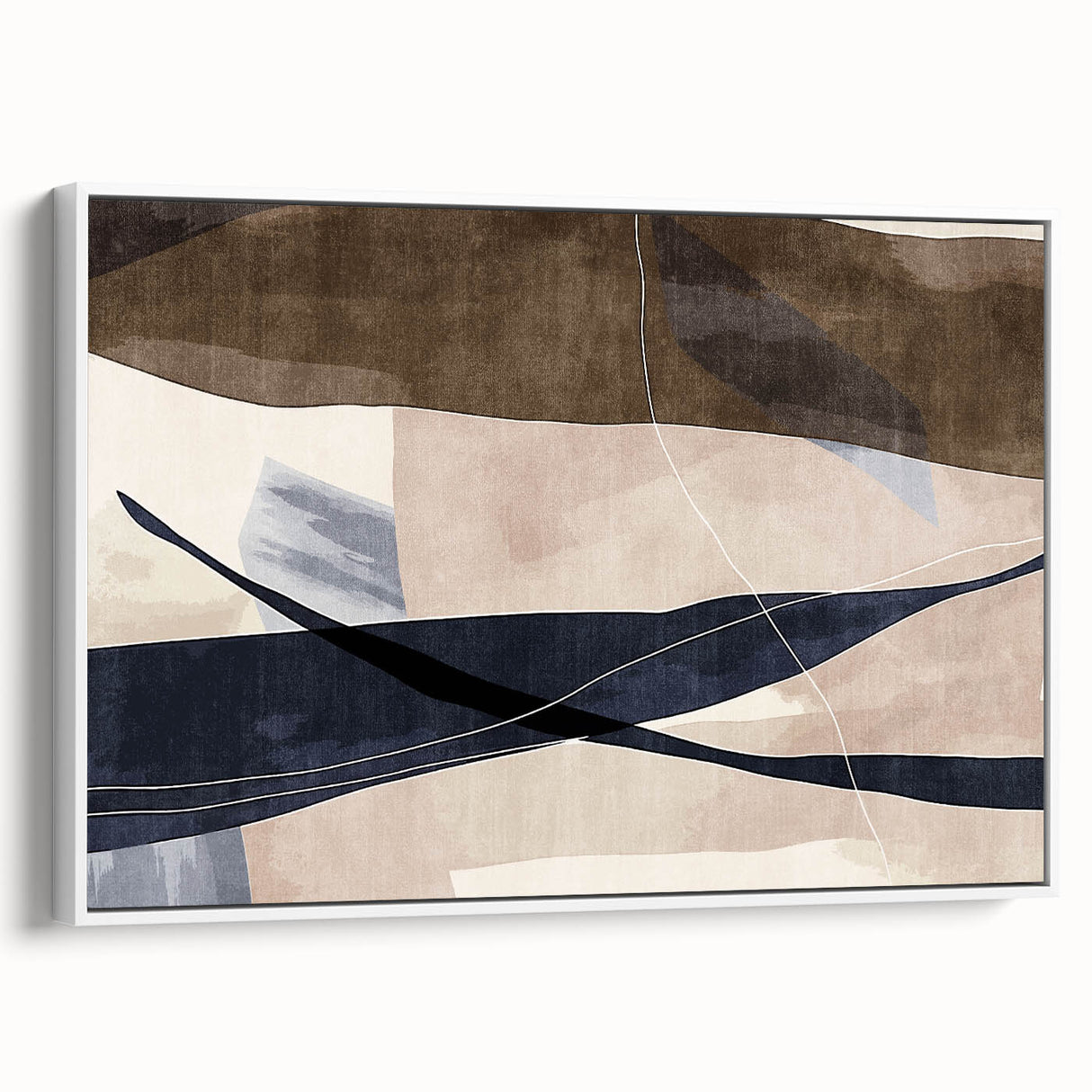 Earthen Harmony Abstracts – Neutral Modern Abstract Wall Art