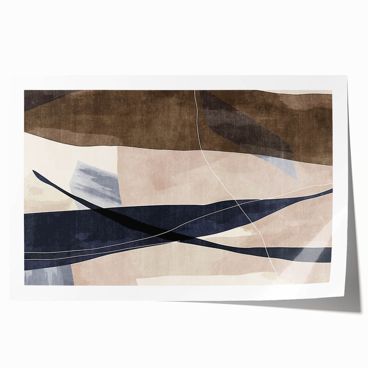 Earthen Harmony Abstracts – Neutral Modern Abstract Wall Art