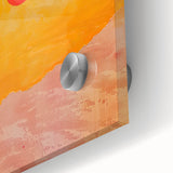 Geometric Minimalist Abstract Wall Art – Sunset Glow Canvas Print