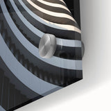 Urban Architectural Wall Art – Curved High-Rise Minimalist Print