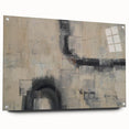 Minimalist Moody Modern Wall Art - Abstract Beige & Gray Print