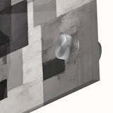Moody Modern Wall Art – Abstract Geometric Canvas for Stylish Spaces