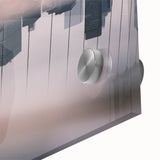 Urban Landscape Photography Decor – Reflective City Skyline Art