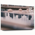 Urban Landscape Photography Decor – Reflective City Skyline Art