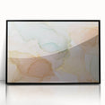 Neutral Abstract Prints – Pastel Dream Art with Gold Accents