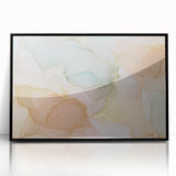 Neutral Abstract Prints – Pastel Dream Art with Gold Accents