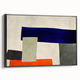 Moody Modern Wall Art – Abstract Geometric Canvas in Bold Colors