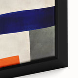 Moody Modern Wall Art – Abstract Geometric Canvas in Bold Colors