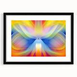Fluid Abstract Art Collection in Rainbow Tones - Fluid Art Paintings for Walls