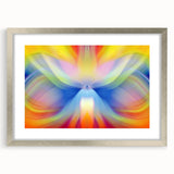 Fluid Abstract Art Collection in Rainbow Tones - Fluid Art Paintings for Walls
