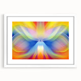 Fluid Abstract Art Collection in Rainbow Tones - Fluid Art Paintings for Walls