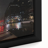 Cityscape photography prints – Nighttime urban architectural wall art