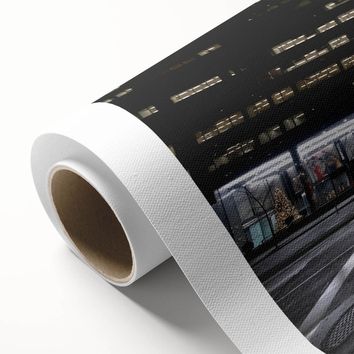 Cityscape photography prints – Nighttime urban architectural wall art