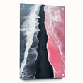 Black and White Minimalist Landscapes – Surreal Pink Ocean Print