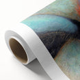 Large Abstract Wall Art – Aqua & Earthy Tones Modern Painting