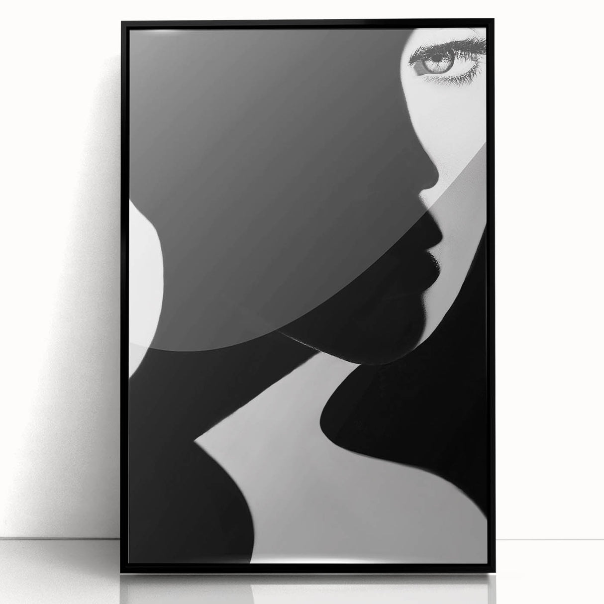 Dramatic Black & White Portrait – Fine Art Photography Print