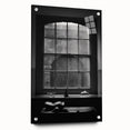 Abstract Canvas Wall Art – Moody Black & White Minimalist Print