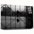 Metropolitan photography art – Reflective modern city silhouette