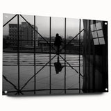 Metropolitan photography art – Reflective modern city silhouette