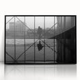 Metropolitan photography art – Reflective modern city silhouette